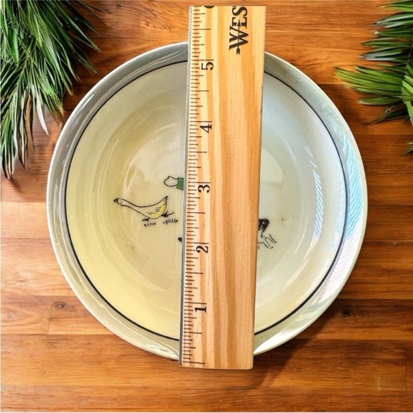 VINTAGE Hand-Painted Kids Dish Set - Duck, Dog, & Child Design - Made in Japan - Picture 12 of 14